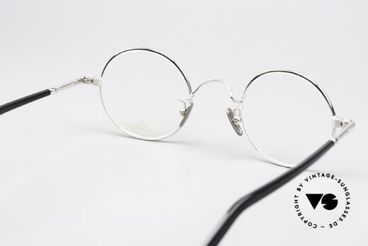 Lunor VA 110 Runde Unisexbrille Platin, ungetragen (wie alle unsere Lunor Brillen-Klassiker), Passend für Herren und Damen