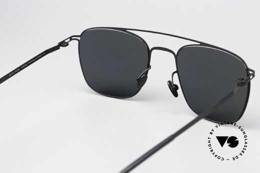 Mykita Torge Klassische Brille In Schwarz, Sonnengläser (100% UV) können auch ersetzt werden, Passend für Herren und Damen