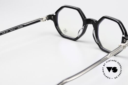Chrome Hearts Clitco Luxusbrille Achteckig Black, ungetragenes Exemplar mit orig. Verpackung, Passend für Herren und Damen