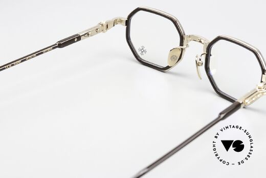 Chrome Hearts Tatters Luxusbrille Achteckig Gold, ungetragenes Exemplar mit orig. Verpackung, Passend für Herren und Damen