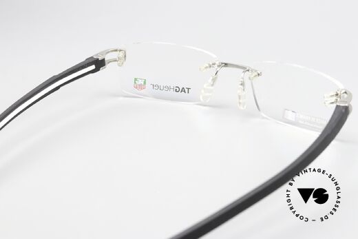 Tag Heuer 7643 Fold Avantgarde Brille Randlos, KEINE Retrobrille, sondern ein Original von 2006, Passend für Herren