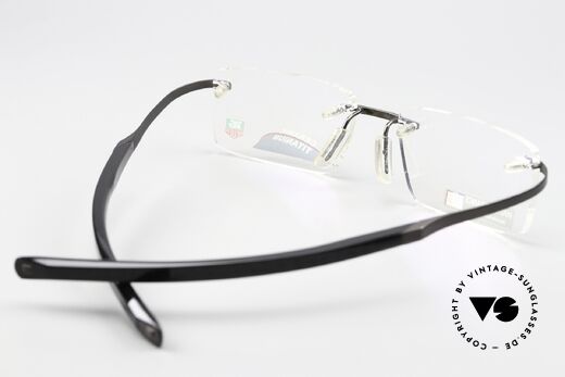 Tag Heuer 0301 Reflex Reflex Metallic Temples, ungetragen, Titanium / Carbon, made in France, Passend für Herren