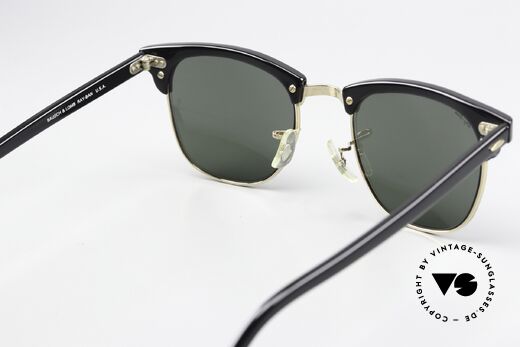 Ray Ban Clubmaster II Large Limited Edition B&L USA, KEINE Retrobrille, ein 30 Jahre altes Original!, Passend für Herren