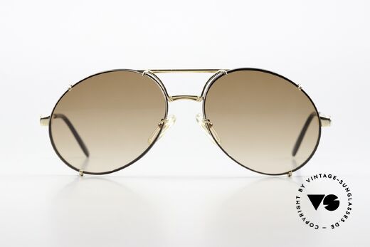 Bugatti 65822 80er Brille Wechselgläser, ungetragen (wie alle unsere Bugatti Designerbrillen), Passend für Herren