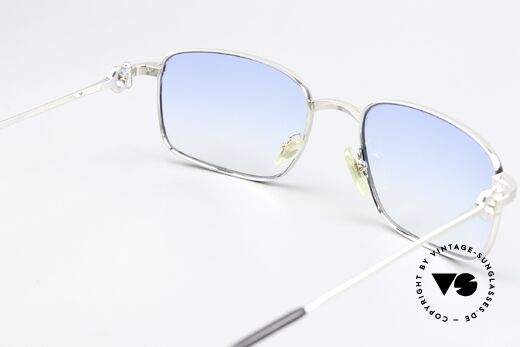 Cartier Temper - L Gläser In Hellblau Verlauf, KEINE Retrobrille, sondern ein 25 Jahre altes Unikat, Passend für Herren