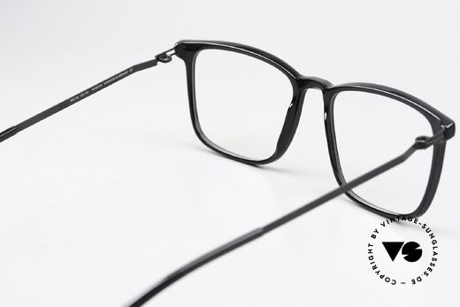 Mykita Amak Eckige Brille In Schwarz, genial flexible Brillenfassung: eine Größe passt allen, Passend für Herren und Damen