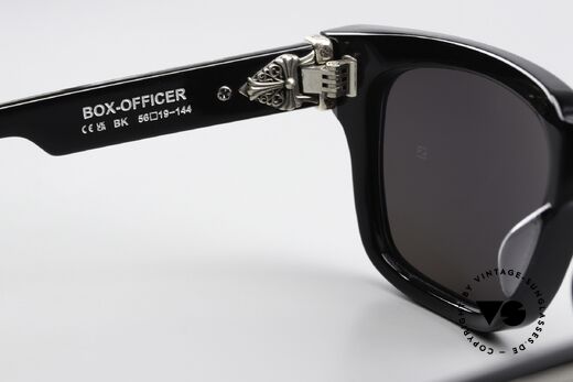 Chrome Hearts Box-Officer Herren Sonnenbrille 925er, ungetragenes Exemplar mit orig. Etui & Tuch, Passend für Herren