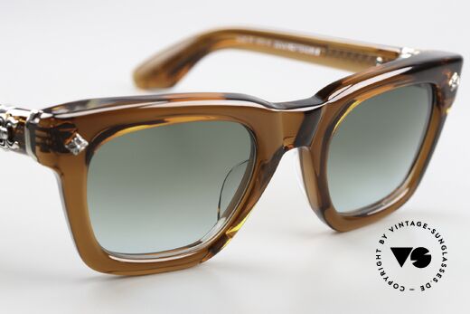 Chrome Hearts Donnysoffergisms Sonnenbrille Luxus Punk, sehr edle ZEISS-Sonnengläser in grün-Verlauf, Passend für Herren und Damen