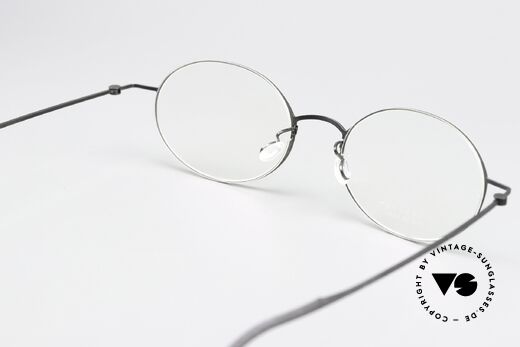 Lindberg 5503 Thintanium Dünne Titanbrille Schwarz, ungetragenes Designerstück mit orig. Etui von Lindberg, Passend für Herren und Damen