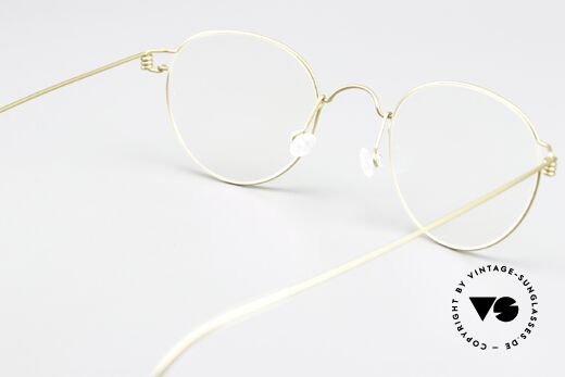 Lindberg Matt Air Titan Rim Panto Titanium Brille Unisex, eleganter Rahmen ohne Schrauben, Nieten oder Lötungen, Passend für Herren und Damen