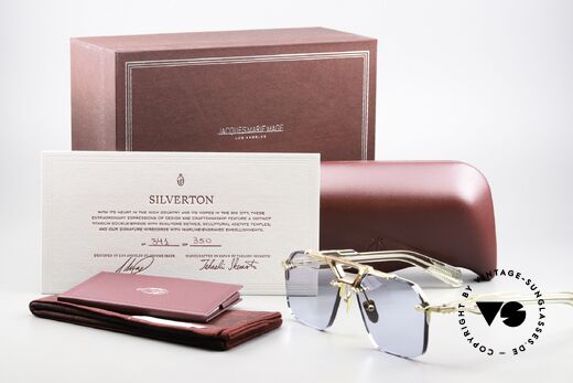 Jacques Marie Mage Silverton Randlose JMM Sammlerbrille, Größe: large, Passend für Herren