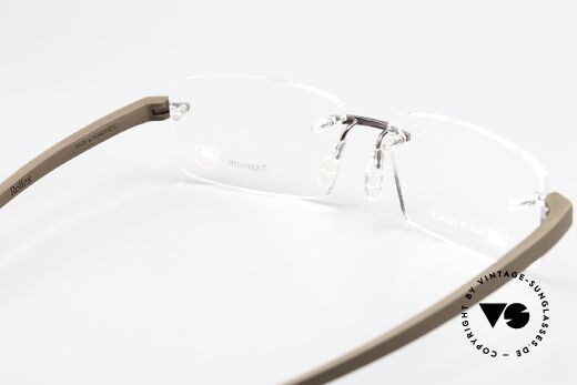 Tag Heuer 3941 Reflex Sportliche Brille Chocolat, KEINE Retrobrille, sondern ein Original von 2004, Passend für Herren Tag Heuer 3941 Reflex Sportliche Brille Chocolat, KEINE Retrobrille, sondern ein Original von 2004, Passend für Herren