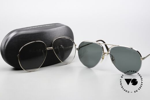 Porsche 5657 90er Brille Mit Wechselfront, KEINE retro Sonnenbrille; sondern echt VINTAGE!, Passend für Herren und Damen