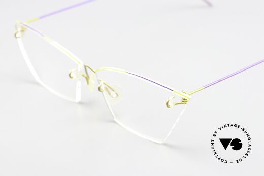 Lindberg 231 Air Titan Tolle Alte Lindberg Brille, das spezielle Titan wird auch in der Medizin verwendet, Passend für Damen