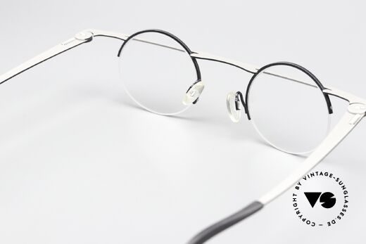 Theo Belgium Gnocchi Balkenbrille Titan Randlos, ungetragen; wie alle unsere vintage Theo Brillen, Passend für Herren und Damen
