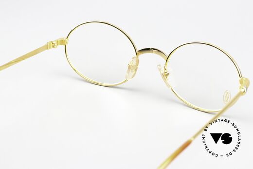 Cartier Sorbonne - M 22kt Vergoldete Luxusbrille, KEINE RETRObrille, sondern ein altes ORIGINAL, Passend für Herren und Damen