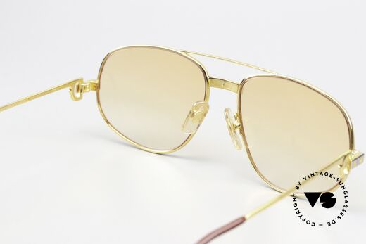 Cartier Romance Santos - M Gläser in Orange Verlauf, KEINE RETRObrille; ein 35 Jahre altes vintage ORIGINAL, Passend für Herren und Damen Cartier Romance Santos - M Gläser in Orange Verlauf, KEINE RETRObrille; ein 35 Jahre altes vintage ORIGINAL, Passend für Herren und Damen