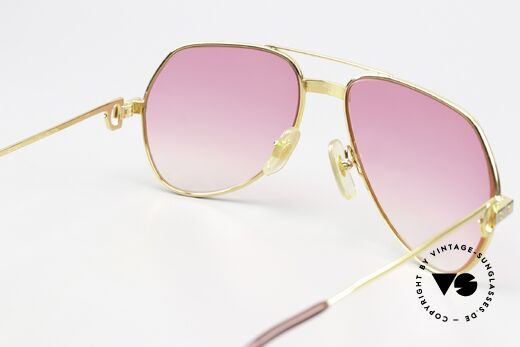 Cartier Vendome Santos - S Bond Girl Sonnenbrille 80er, absolute Luxus-Fassung (22kt vergoldet) im Pilotenstil, Passend für Herren und Damen