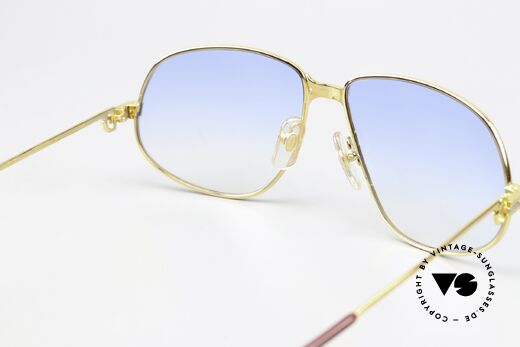 Cartier Panthere G.M. - L Gläser In Hellblau Verlauf, ungetragen mit OVP (neue Sonnengläser in blau-Verlauf), Passend für Herren
