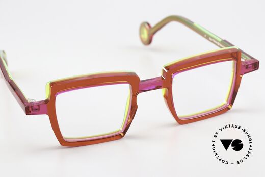 Theo Belgium Vilmos Eckige Azetat Damenbrille, Größe: medium, Passend für Damen Theo Belgium Vilmos Eckige Azetat Damenbrille, Größe: medium, Passend für Damen