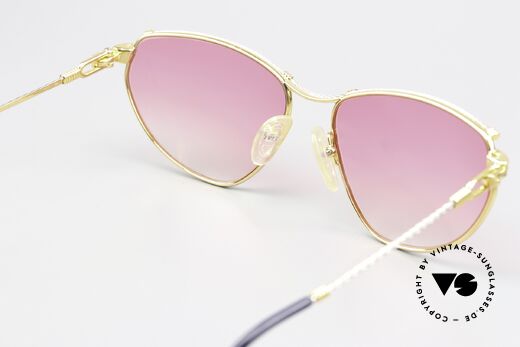 Fred Alize - L Pinke Luxus Sonnenbrille 90s, ungetragen mit neuen pink-Verlauf Gläsern; 100% UV, Passend für Damen Fred Alize - L Pinke Luxus Sonnenbrille 90s, ungetragen mit neuen pink-Verlauf Gläsern; 100% UV, Passend für Damen