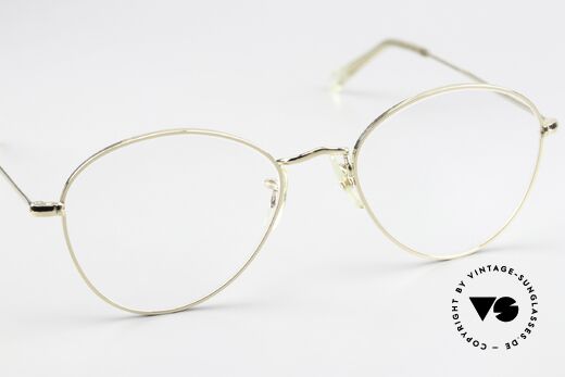 Algha Ladies Panto 70er Gold Filled Damenbrille, ungetragene Rarität kann beliebig verglast werden, Passend für Damen