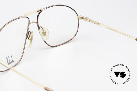 Dunhill 6098 Aviator Brille 90er Herren, KEINE Retrobrille; ein kostbares Original in Gr. 59/12, Passend für Herren