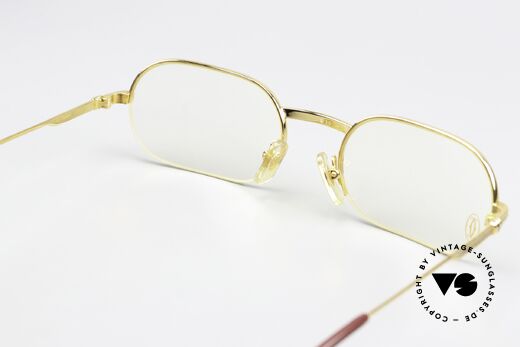 Cartier Ascot - M Rahmenlose Luxus Fassung, KEINE RETROBRILLE, sondern ein altes Cartier Original, Passend für Herren und Damen Cartier Ascot - M Rahmenlose Luxus Fassung, KEINE RETROBRILLE, sondern ein altes Cartier Original, Passend für Herren und Damen