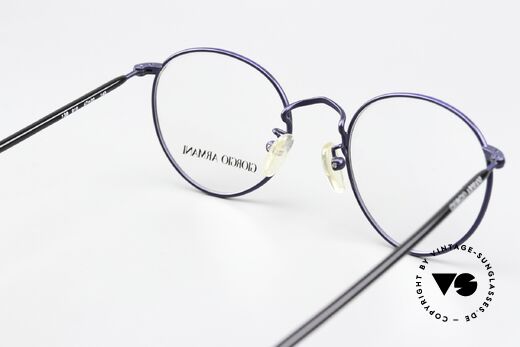 Giorgio Armani 138 Pantobrille Dunkelblau Schwarz, KEINE RETROBRILLE, sondern ein altes ORIGINAL!!, Passend für Herren und Damen Giorgio Armani 138 Pantobrille Dunkelblau Schwarz, KEINE RETROBRILLE, sondern ein altes ORIGINAL!!, Passend für Herren und Damen