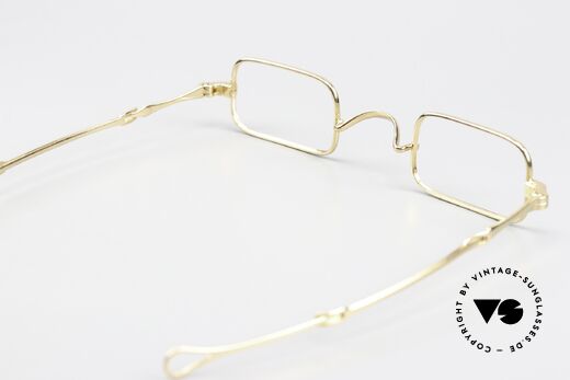 Lunor I 13 Telescopic Eckige Lesebrille Schiebebügel, die Fassung sollte natürlich optisch verglast werden, Passend für Herren und Damen