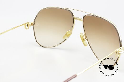 Cartier Vendome Solid Gold - L 18kt Echtgold Brille Solid Gold, kaum getragen (absolut neuwertiger Zustand) mit OVP, Passend für Herren