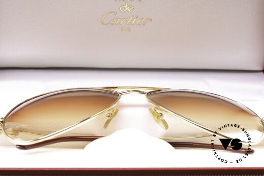 Cartier Vendome Solid Gold - L 18kt Echtgold Brille Solid Gold, Größe: large, Passend für Herren
