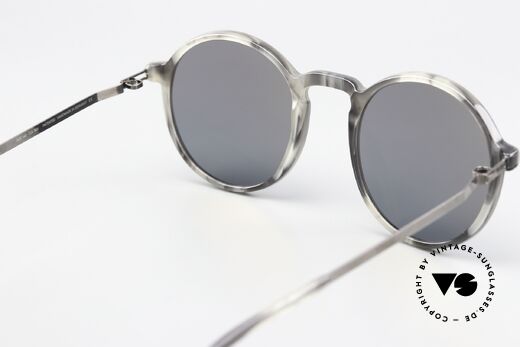 Mykita Kamik Designersonnenbrille Panto, die Fassung kann auch mit Sehstärke verglast werden, Passend für Herren und Damen