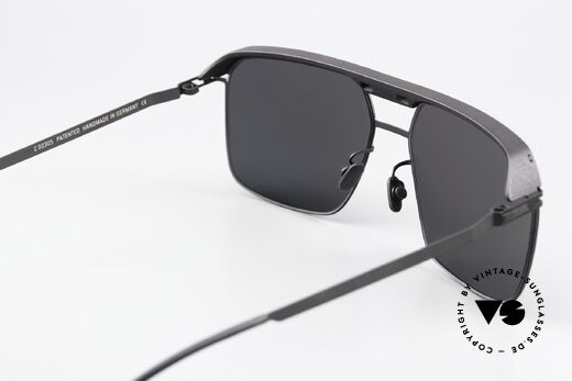 Mykita Leica ML03 Polarisierende Sonnengläser, ML03 MH6 c.305 Pitch Black / Leica Black Polarized, Passend für Herren