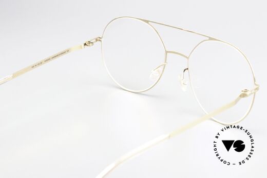 Mykita Lonne Damenbrille Champagne Gold, diese Qualitätsfassung kann beliebig verglast werden, Passend für Damen
