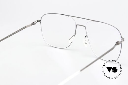 Mykita Steen Eckige Metallbrille Für Herren, genial flexible Brillenfassung: eine Größe passt allen, Passend für Herren