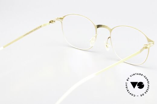 Mykita Toimi Damenbrille Glossy Gold Metall, die Fassung ist beliebig verglasbar (optisch / Sonne), Passend für Damen