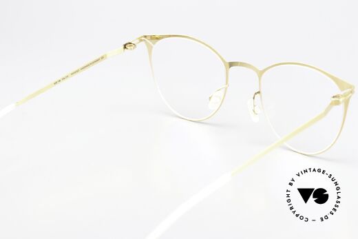 Mykita Gesa Brille Für Frauen In Glossy Gold, die Fassung ist beliebig verglasbar (optisch / Sonne), Passend für Damen