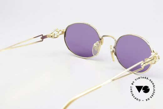 Jean Paul Gaultier 55-6112 90er JPG Designer Sonnenbrille, Fassung kann natürlich auch optisch verglast werden, Passend für Herren und Damen