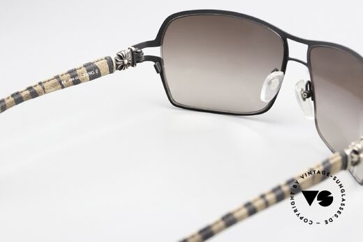 Chrome Hearts Tang II Used Look Zebra Leder Style, Größe: large, Passend für Herren und Damen Chrome Hearts Tang II Used Look Zebra Leder Style, Größe: large, Passend für Herren und Damen