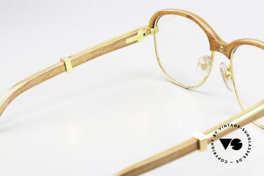 Cartier Malmaison Diego A Maradona Holzbrille, Größe: small, Passend für Herren und Damen Cartier Malmaison Diego A Maradona Holzbrille, Größe: small, Passend für Herren und Damen