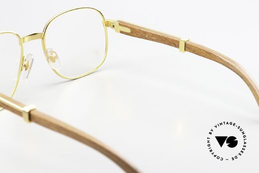 Cartier Monceau 90er Bubinga Edelholzbrille, Größe: medium, Passend für Herren und Damen Cartier Monceau 90er Bubinga Edelholzbrille, Größe: medium, Passend für Herren und Damen
