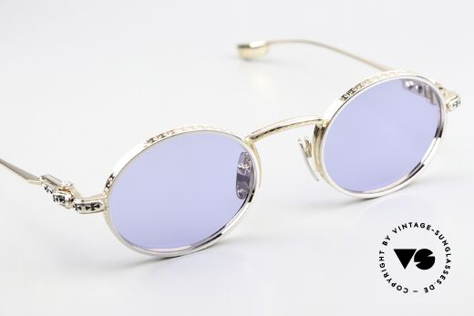 Chrome Hearts Honey Dipped Modell Der Werbekampagne, shiny silver / gold-plated, 925er Sterling, Iris Lens, Passend für Herren und Damen Chrome Hearts Honey Dipped Modell Der Werbekampagne, shiny silver / gold-plated, 925er Sterling, Iris Lens, Passend für Herren und Damen