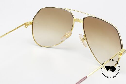 Cartier Vendome Santos - L Sonnengläser Mit Cartier Logo, KEINE Retrobrille, sondern ein altes vintage ORIGINAL!, Passend für Herren Cartier Vendome Santos - L Sonnengläser Mit Cartier Logo, KEINE Retrobrille, sondern ein altes vintage ORIGINAL!, Passend für Herren