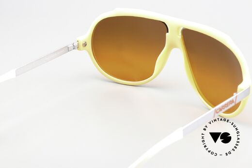 Carrera 5512 2in1 Sonnenbrille Weiss & Braun, KEINE RETROBRILLE, sondern ein altes 80er ORIGINAL, Passend für Herren Carrera 5512 2in1 Sonnenbrille Weiss & Braun, KEINE RETROBRILLE, sondern ein altes 80er ORIGINAL, Passend für Herren