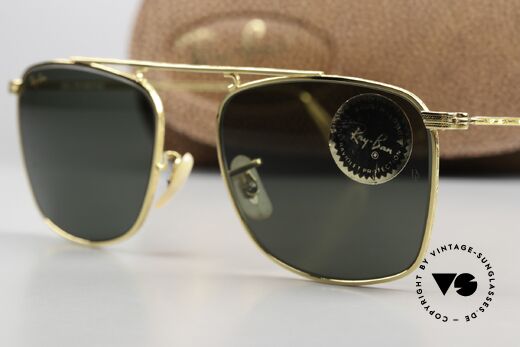 Ray Ban Vintage Rectangle Alte Bausch&Lomb USA Brille, Größe: small, Passend für Herren und Damen Ray Ban Vintage Rectangle Alte Bausch&Lomb USA Brille, Größe: small, Passend für Herren und Damen