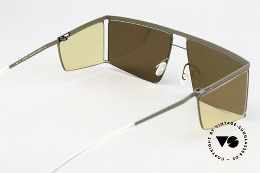 Mykita Helmut Lang HL001 Camou Green Jelly Yellow Sides, Größe: medium, Passend für Herren und Damen Mykita Helmut Lang HL001 Camou Green Jelly Yellow Sides, Größe: medium, Passend für Herren und Damen