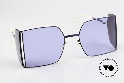 Mykita Helmut Lang HL003 Mulberry Dark Purple Sides, entspiegelte Sonnengläser mit 100% UV Protection, Passend für Herren und Damen Mykita Helmut Lang HL003 Mulberry Dark Purple Sides, entspiegelte Sonnengläser mit 100% UV Protection, Passend für Herren und Damen