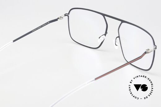 Mykita Studio 6.8 Coloring With Indigo Rusty Red, wirklich interessantes, ungetragenes Designerstück, Passend für Herren und Damen