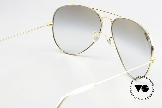 Ray Ban Large Metal II Precious Metals Verlaufsgläser, ungetragen (wie alle unsere vintage 80er Brillen), Passend für Herren